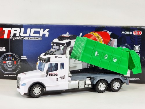 Remote control garbage truck - garbage,